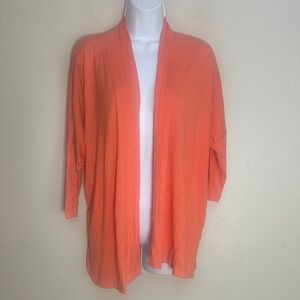 Chico's Vibrant Orange Cardigan